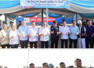 Plt. Camat Kertapati Dampingi Wali Kota dan Menko Pangan Tinjau PSEL Keramasan