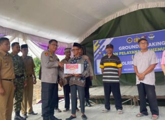 Komitmen Presisi, Jajaran Polda Sumatera Selatan Masifkan Bantuan Sosial Bagi Warga Kurang Mampu di OKU Timur