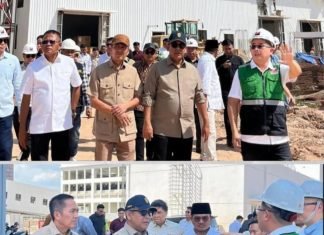 Plt. Camat Kertapati Dampingi Wali Kota dan Wawako Sambut Kunjungan Ketua MPR RI di PSEL Keramasan