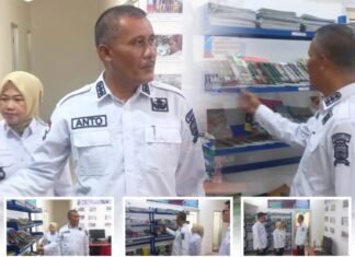 Pastikan Kesiapan Lomba, Plt. Camat IT Dua Tinjau Ruang Baca Kelurahan Lima Ilir