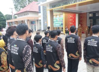 Lepas 47 Petugas Sensus Ekonomi 2026, Plt Camat IT II Susanto Umar Tekankan Akurasi Data Potensi Wilayah