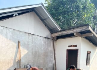 Satgas TMMD Kodim 0418/Palembang Percepat Rehab Rumah Bapak Parja, Hunian Layak Huni Kian Terwujud