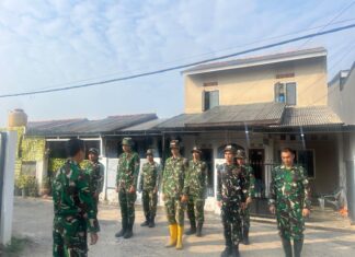 Satgas TMMD Kodim 0418/Palembang Pacu Penyelesaian Mushola Baitul Makfurin, Semangat Gotong Royong Kian Menguat di Hari Ke-14