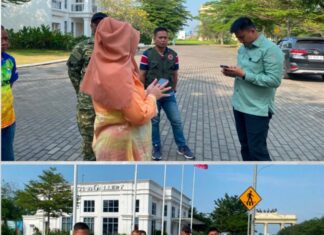 Camat Kertapati Turun Ke Lapangan Bersama TNI-Polri Usai Laporan Warga Soal Truk Lawan Arus di Keramasan