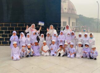 TK Harapan Bangsa 5 Tanamkan Nilai Religius Sejak Dini Lewat Manasik Haji di Asrama Haji Palembang