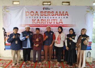 Dewi Pertiwi Sumsel Gelar Doa Bersama dan Salurkan 200 Paket Sembako untuk Warga Terdampak Karhutla